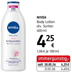 dm Nivea Body Lotion Angebot