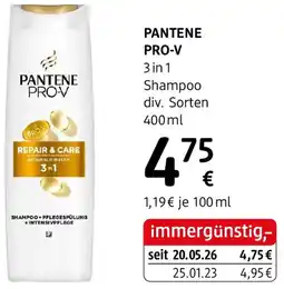 dm Pantene pro-v 3 in 1 Shampoo Angebot