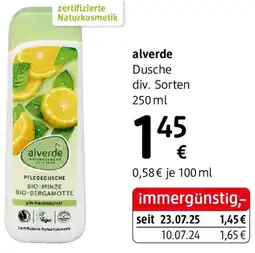 dm Alverde Dusche Angebot