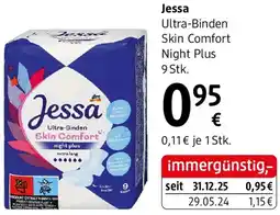 dm Jessa Ultra-Binden Skin Comfort Night Plus Angebot