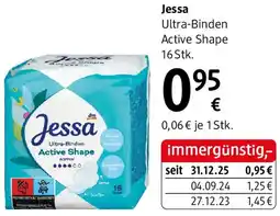 dm Jessa Ultra-Binden Active Shape Angebot
