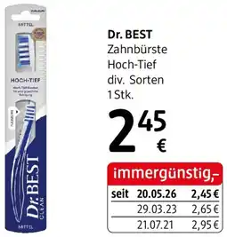 dm Dr. BEST Zahnbürste Hoch-Tief Angebot