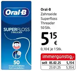 dm Oral-B Zahnseide Superfloss Threader Angebot