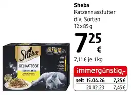 dm Sheba Katzennassfutter Angebot