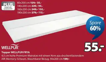 JYSK Topper wellpur frya Angebot