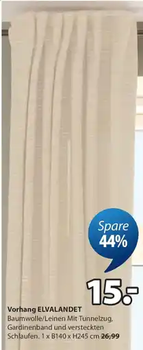 JYSK Vorhang elvalandet Angebot
