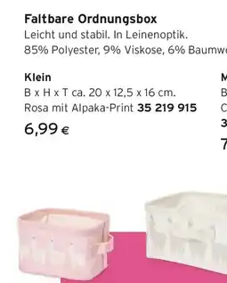 Tchibo Eduscho Faltbare Ordnungsbox Angebot