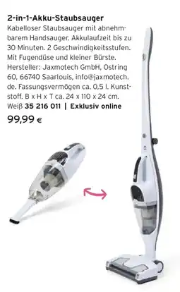 Tchibo Eduscho 2-in-1-akku-staubsauger Angebot