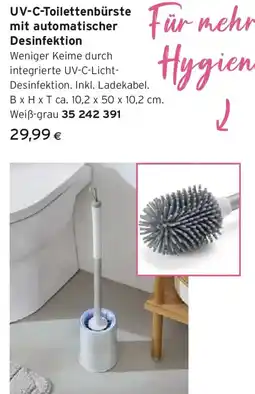 Tchibo Eduscho Uv-c-toilettenbürste mit automatischer desinfektion Angebot
