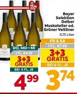 Billa Bayer selektion gelber muskateller od. grüner veltliner Angebot