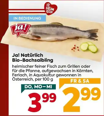 Billa Ja! Natürlich Bio-Bachsaibling Angebot