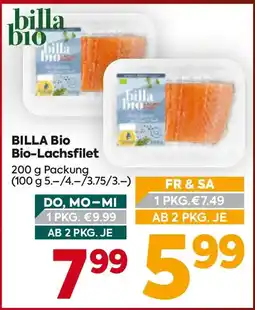 Billa Billa bio bio lachsfilet Angebot