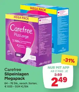 MPreis Carefree Slipeinlagen Angebot