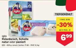 MPreis iglo Polardorsch, Scholle Angebot