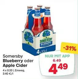 MPreis Somersby Blueberry Angebot