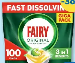 T&G Fairy Original All-in-One Spülmaschinen-Tabs Angebot