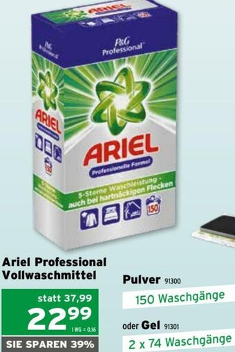 Salzburger Lagerhaus Ariel ProfessionaL Vollwaschmittel Angebot
