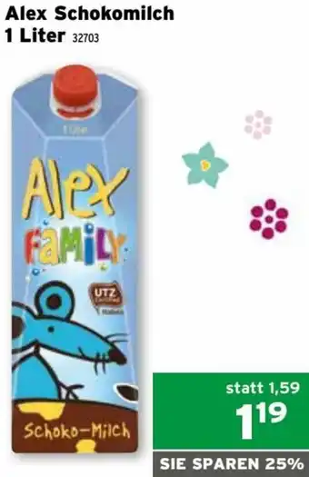 Alex Schokomilch 1 Liter