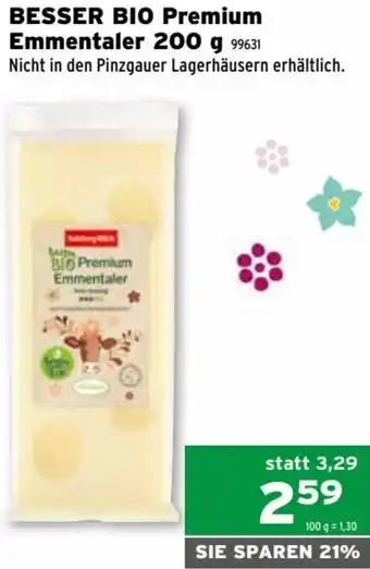 Besser Bio Premium Emmentaler 200g