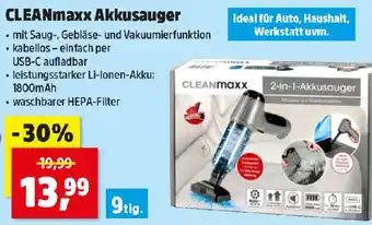 CLEANmaxx Akkusauger