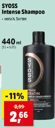 Thomas Philipps Syoss Intense Shampoo Angebot