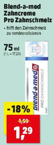 Thomas Philipps Blend-a-med Zahncreme Pro Zahnschmelz Angebot