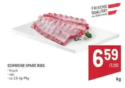 Metro Schweine Spare Ribs Angebot