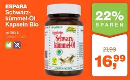 Prokopp Espara Schwarz-kümmel-Öl Kapseln Bio Angebot
