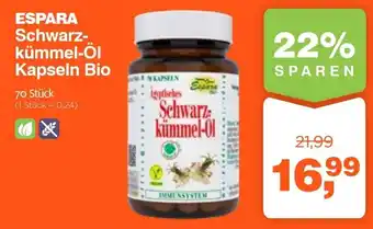 Espara Schwarz-kümmel-Öl Kapseln Bio