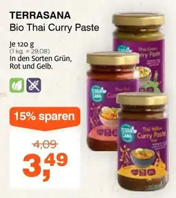 Prokopp Terrasana Bio Thai Curry Paste Angebot