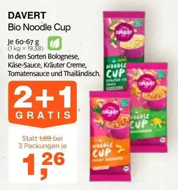 Prokopp DAVERT Bio Noodle Cup Angebot