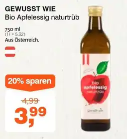 Prokopp Gewusst wie bio apfelessig naturtrüb Angebot