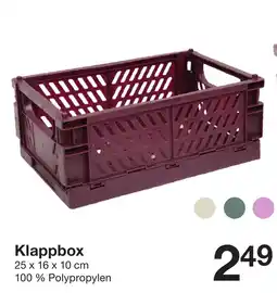 Zeeman Klappbox Angebot