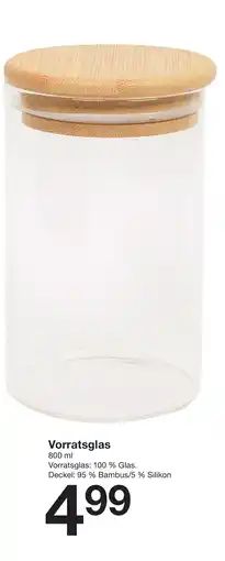 Zeeman Vorratsglas Angebot