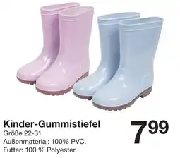 Zeeman Kinder-Gummistiefel Angebot