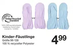 Zeeman Kinder-Fäustlinge Angebot