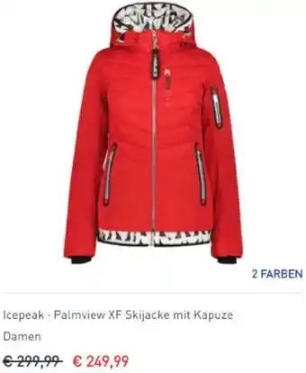 Icepeak-Palmview XF Skijacke Mit Kapuze Damen
