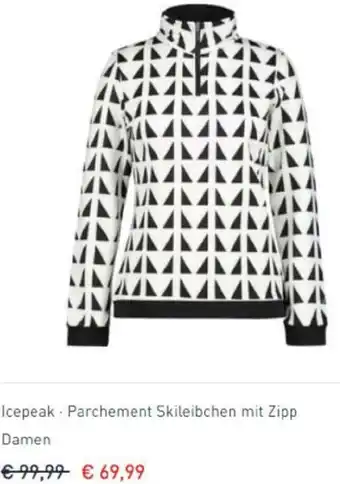 Intersport Icepeak-Parchement Skileibchen Mit Zipp Damen Angebot