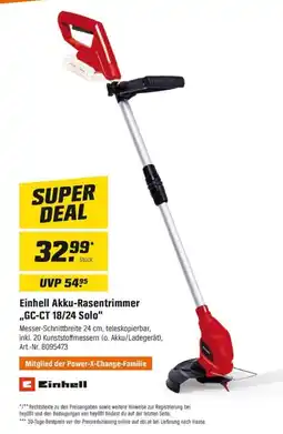 OBI Einhell Akku-Rasentrimmer „GC-CT 18/24 Solo“ Angebot