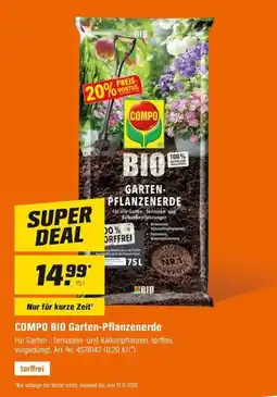 OBI COMPO BIO Garten-Pflanzenerde Angebot