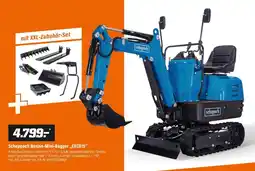 OBI Scheppach Benzini-Mini-Bagger „EXC815“ Angebot