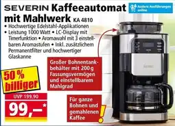 Norma Severin Kaffeeautomat mit Mahlwerk Angebot