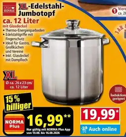 Norma Casa Royale XL-Edelstahl-Jumbotopf Angebot