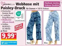 Norma JASMINELLA Webhose mit Paisley-Druck Angebot