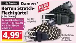 Norma Luigi Lamberto Damen/Herren Stretch-Flechtgürtel Angebot