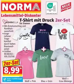 Norma T-Shirt mit Druck für Damen Angebot