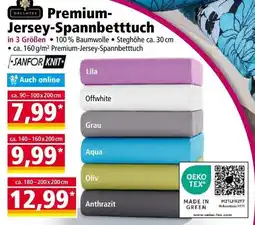 Norma Dreamtex Premium-Jersey-Spannbettuch Angebot