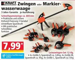 Norma Kraft Werkzeuge Zwingen oder Markier-wasserwaage Angebot