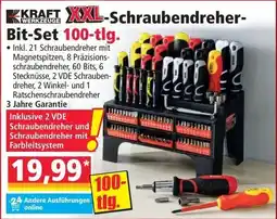 Norma Kraft Werkzeuge XXL-Schraubendreher-Bit-Set Angebot
