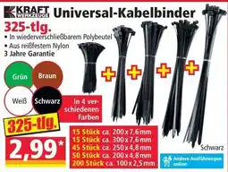 Norma Kraftwerkzeuge Universal-Kabelbinder Angebot